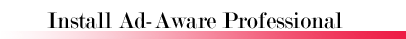 Install Ad-Aware Professional