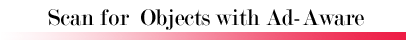 Scan for Objects with Ad-Aware